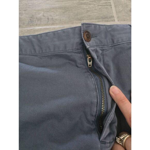Men's Faherty Chino Shorts Size 36 Blue Gray - Picture 5 of 10
